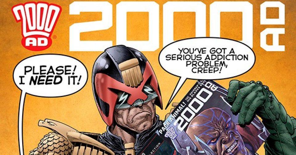 Обложка журнала 2000 ad #2127